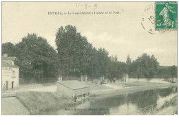 08 .n°37681. Rethel.le Canal Lateral A L Aisne Et Le Port - Rethel