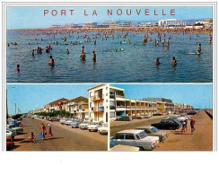 11.PORT-LA-NOUVELLE.LA PLAGE, LE BOULEVARD ST CHARLES.CPSM - Port La Nouvelle