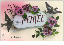 10.TROYES.n°13193.UNE PENSEE DE TROYES - Troyes