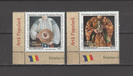 ROMANIA 2024 JOINT ISSUE ROMANIA - MAROC (MOROCCO) - Folk Art  Set Of 2 Stamps MNH** - Joint Issues