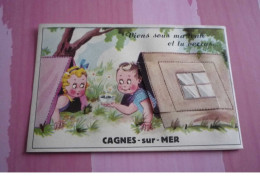 06 . N°52616 . Cagnes Sur Mer . Carte A Systemes. Tente.camping - Cagnes-sur-Mer