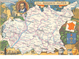 04. N°53197.alpes De Haute Provence. Blondel La Rougery. 1945. Carte Géographique - Andere & Zonder Classificatie