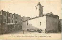 83.ST LAURENT DU VAR.PLACE VIEILLE ET L'EGLISE - Saint-Laurent-du-Var