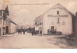 01 - N°110748 - Gex - Col De La Faucille Et Sommet Du Mont-Blanc - Hôtel De La Couronne - Gex