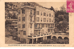 06 .n° 106877 . Villefranche Sur Mer .hotel Ker Maria .vue Generale . - Villefranche-sur-Mer