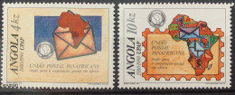 Angola 1990, 10th Anniversary Of African Posta Union (PAPU), MNH Stamps Set - Angola