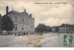 10 . N° 103275 .balnot Sur Laignes .la Mairie Et L Ecole . - Autres & Non Classés