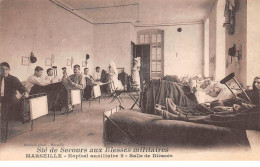 13 - N°75258 - MARSEILLE - Sté De Secours Aux Blessés Militaires - Hôpital Auxiliaire 2 ... - Cachet Militaire - Unclassified
