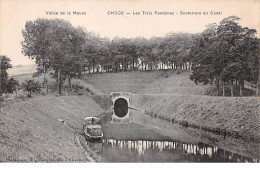 08 - N°75732 - Vallée De La Meuse - CHOOZ - Les Trois Fontaines - Souterrain Du Canal - Bateau - Sonstige & Ohne Zuordnung