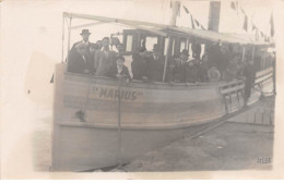 13 - N°72834 - Bateau "Marius" à Quai - Carte Photo - Sonstige & Ohne Zuordnung