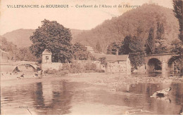 12 - VILLEFRANCHE DE ROUERGUE - SAN30260 - Confluent De L'Alzou Et De L'Aveyron - Villefranche De Rouergue