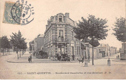 02 - SAINT QUENTIN - SAN31555 - Boulevard Gambetta Et Rue Bénézet - Saint Quentin