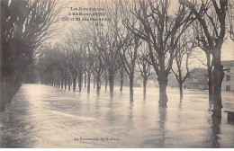 10 - BAR SUR AUBE - SAN23889 - Les Inondations (20 Et 21 Janvier 1910) - La Promenade De Mathaux - Bar-sur-Aube