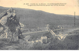 08 - VALLE DE LA MEUSE - SAN31609 - Château Regnault - La Gare De Monthermé Prise Des 4 Fils Aymon - Sedan