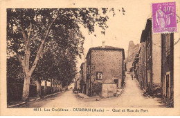 11 - DURBAN - SAN43155 - Les Corbières - Quai Et Rue Du Fort - Sonstige & Ohne Zuordnung