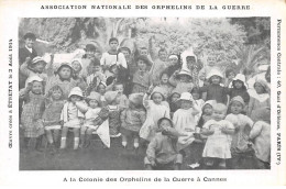 06 - CANNES - SAN43131 - Association Nationale Des Orphelins De La Guerre - A La Colonie Des Orphelins - Cannes