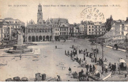 02 - ST QUENTIN - SAN37048 - Grand Place Et Hôtel De Ville - Saint Quentin