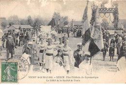03 - VICHY - SAN37080 - Fête Fédérale De Gymnastique - Le Défilé De La Société De Tunis - 10 13 Mai 1913 - Vichy