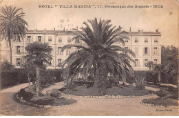 06.AM18106.Nice.Hôtel "Villa Marina".Promenade Des Anglais - Cafés, Hoteles, Restaurantes