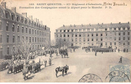 02 - SAINT QUENTIN - SAN40971 - 87e Régiment D'Infanterie - Formation Des Compagnies Avant Le Départ Pour La Marche - Saint Quentin