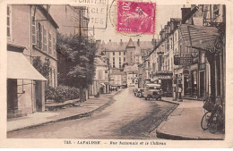 03 - LAPALISSE - SAN40986 - Rue Nationale Et Le Château - Pli - Lapalisse