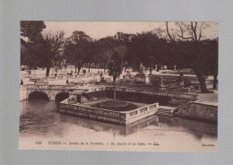 CPA - 30 - N°109 - Nimes - Jardin De La Fontaine - La Source Et Les Bains - Non Circulée - Nîmes