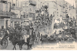 06 - CANNES - SAN58006 - Carnaval - 1907 - Les Bouteilles De Champagne - Cannes