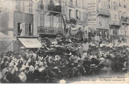 06 - CANNES - SAN58007 - Carnaval - 1907 - Sa Majesté Carnaval XI - Cannes