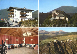 72229659 Rodeneck Italien Gasthof Pension Rodenegger Hof Gastraum Burg Panorama  - Other & Unclassified