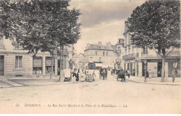 02 - SOISSONS - SAN38461 - La Rue Saint Martin à La Place De La République - Soissons