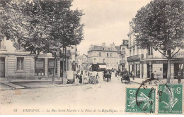 02 - SOISSONS - SAN38459 - La Rue Saint Martin à La Place De La République - Soissons