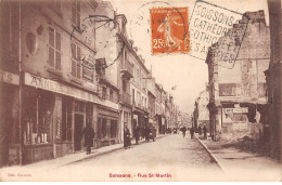 02 - SOISSONS - SAN38474 - La Rue Saint Martin - Soissons