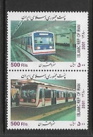 IRAN 2001 METRO YVERT N°2609E/2609F NEUF MNH** - Trains