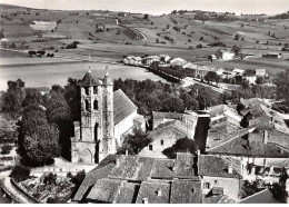 09 . N°sac10129 . DAUMAZAN . L'église Et Vue Partielle Du Bourg N°4 . En Avion Au Dessus De . Cpsm 10X15 Cm . Lapie - Other & Unclassified