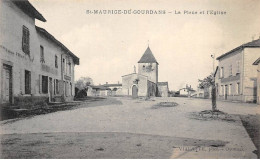 01 - ST MAURICE DE GOURDANS - SAN57746 - La Place Et L'Eglise - Ohne Zuordnung