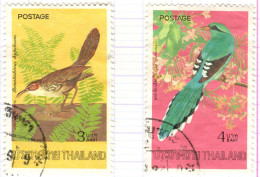 T+ Thailand 1976 Mi 807-08 Vögel - Tailandia