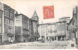 07 - PRIVAS - SAN52364 - Place De La République Et La Tour De Diane De Poitiers - Privas