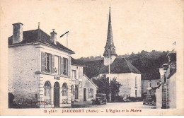 10 - JAUCOURT - SAN52387 - L'Eglise Et La Mairie - Other & Unclassified