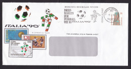 Germany: Advertorial Cover, 1990, 1 Stamp, Church, Cancel Soccer, Football, Sports, Sent By Sieger (traces Of Use) - Brieven En Documenten