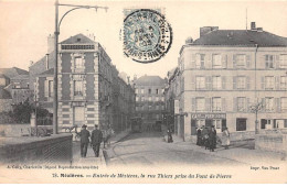 08 - MEZIERES - SAN56679 - Entrée De Mézières - La Rue Thiers Prise Du Pont De Pierre - Autres & Non Classés