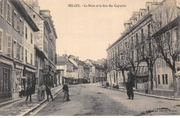 01 - BELLEY - SAN44383 - La Poste Et La Rue Des Capucins - Pli - Belley