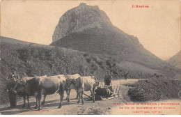 09 - MONTFERRIER - SAN44438 - Route De Montségur - Le Col De Montségur Et Le Château - Agriculture - Altri & Non Classificati