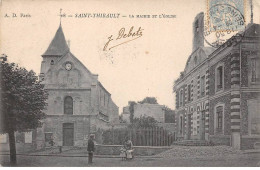 10 - SAINT THIBAULT - SAN44451 - La Mairie Et L'Eglise - Other & Unclassified