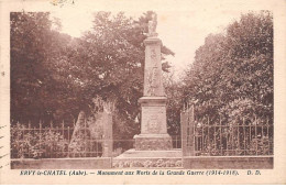 10 - EVRY LE CHATEL - SAN44452 - Monument Aux Morts De La Grande Guerre (1914-1918) - Ervy-le-Chatel