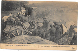 GUERRE 14/18 - VERBERIE - Convoi De Spahis Marocains - War 1914-18