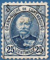 Luxemburg Service 1891 20 C S.P. Overprint (perforated 12½) Cancelled - Servizio