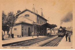 13 - MARSEILLE L ESTAQUE - SAN49579 - La Gare - Train - L'Estaque