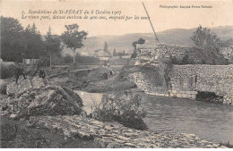 07 - ST PERAY - SAN45859 - Inondation Du 8 Octobre 1907 - Le Vieux Pont Datant Environ De 400 Ans Emporté Par Les Eaux - Saint Péray