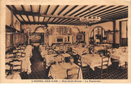 06 - JUAN LES PINS - SAN45855 - L'Hôtel Des Iles - Son Grill Room - La Poularde - En L'état - Déchirure - Juan-les-Pins