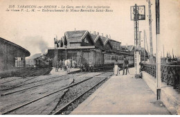 13 - TARASCON SUR RHONE - SAN45894 - La Gare - Embranchement De Nîmes Remoulins Saint Remy - Train - Tarascon